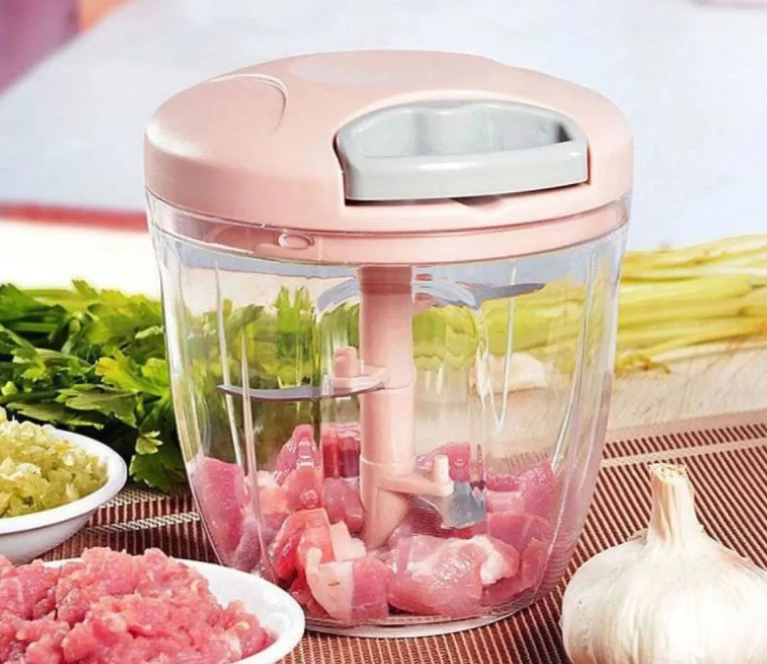 Manual Multifunctional Food Chopper, Mixer, Cutter and Grinder