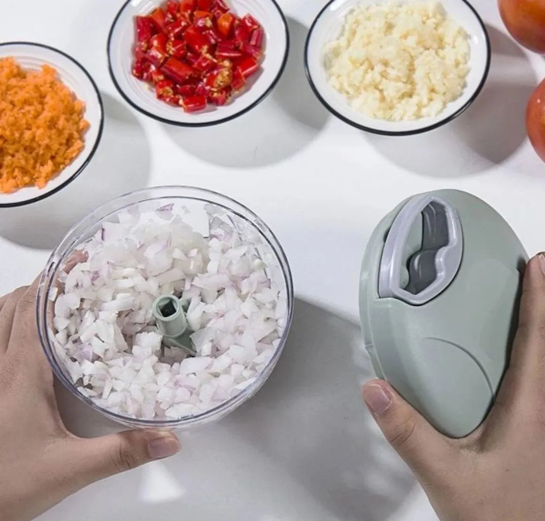 Manual Multifunctional Food Chopper, Mixer, Cutter and Grinder